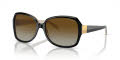 RALPH by Ralph Lauren RA5138 Shiny Black On Nude/Polar Gradient Brown (6123T3) Sunglasses - Color Image