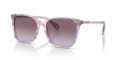 RALPH by Ralph Lauren RA5293 Shiny Striped Purple/Gradient Violet (60368H) Sunglasses - Color Image