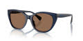 RALPH by Ralph Lauren RA5324U Shiny-Transparent-Opalescent-Blue/Brown (605973) Sunglasses - Color Image