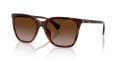 RALPH by Ralph Lauren RA5328U Shiny Dark Havana/Brown Gradient (614913) Sunglasses - Color Image