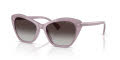 RALPH by Ralph Lauren RA5337U Shiny Milky Lillac/Grey Gradient (62388G) Sunglasses - Color Image