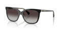 RALPH by Ralph Lauren RA5343U Shiny Black On Transparent/Grey Gradient (62978G) Sunglasses - Color Image