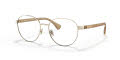 RALPH by Ralph Lauren RA6050 Shiny Pale Gold (9116) Eyeglasses - Color Image