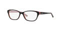 RALPH by Ralph Lauren RA7020 Shiny Dark Havana On Pink (599) Eyeglasses - Color Image