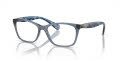 RALPH by Ralph Lauren RA7071 Shiny Trasparent Blue (6136) Eyeglasses - Color Image