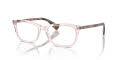 RALPH by Ralph Lauren RA7089 Shiny Transparent Rose (6190) Eyeglasses - Color Image