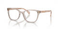 RALPH by Ralph Lauren RA7137U Shiny Transparent Beige (6124) Eyeglasses - Color Image