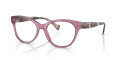 RALPH by Ralph Lauren RA7141 Shiny Transparent Violet (6008) Eyeglasses - Color Image
