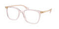 Ralph Lauren RA7147 Shiny Transparent Rose (6043) Eyeglasses - Color Image