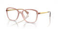 RALPH by Ralph Lauren RA7156U Shiny Transparent Rose (6129) Eyeglasses - Color Image