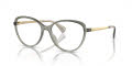 RALPH by Ralph Lauren RA7157U Shiny Transparent Grey (6127) Eyeglasses - Color Image