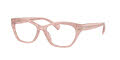 RALPH by Ralph Lauren RA7161U Shiny Transparent Rose (6155) Eyeglasses - Color Image