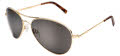 Randolph Engineering Amelia 23K Gold / Skyforce™ Polarized American Gray Lens (AA015) Sunglasses - Color Image