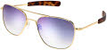 Randolph Engineering Aviator - Bayonet Temple 23k Gold / SkyForce™ Polarized Northern Lights Lens (AF244) Sunglasses - Color Image