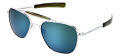 Randolph Engineering Aviator II Bright Chrome / Skytec™ Polarized Cobalt Lens (AT006) Sunglasses - Color Image