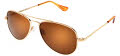 Randolph Engineering Concorde 23k Gold / SkyTec™ American Tan Lens (CR234) Sunglasses - Color Image
