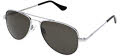 Randolph Engineering Concorde Matte Chrome / SkyTec™ America Grey Polarized Lens Sunglasses - Color Image