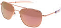 Randolph Engineering Aviator - Bayonet Temple 22k Rose Gold / SkyForce™ Rose Gold Lens (AF162) Sunglasses - Color Image