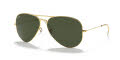Ray-Ban RB3026 - Large Metal II Aviator Arista / Crystal Green Lens (L2846) Sunglasses - Color Image