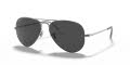 Ray-Ban RB3689 Shiny Gunmetal / Polarized Black Lens (004/48) Sunglasses - Color Image