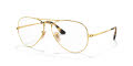 Ray-Ban RB6489 Gold (2500) Eyeglasses - Color Image