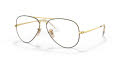 Ray-Ban RB6489 Gold (2890) Eyeglasses - Color Image