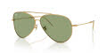 Ray-Ban RBR0101S Gold / Green (001/82) Sunglasses - Color Image