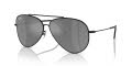 Ray-Ban Aviator-Reverse Black / Silver (002-GS) Sunglasses - Color Image