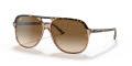Ray-Ban RB2198 - Bill Havana On Transparent Br / Clear Gradient Brown Lens (129251) Sunglasses - Color Image