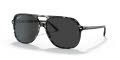 Ray-Ban RB2198 - Bill Grey Havana / Polarized Black Lens (133348) Sunglasses - Color Image