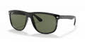 Ray-Ban RB4147 Black / Crystal Green Polarized Lens (601/58) Sunglasses - Color Image