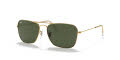 Ray-Ban RB3136 - Caravan Arista / Crystal Green Lens (001) Sunglasses - Color Image