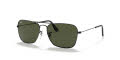 Ray-Ban RB3136 - Caravan Gunmetal / Crystal Green Lens (004) Sunglasses - Color Image