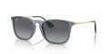 Ray-Ban RB4187 - Chris Transparent Blue / Grey (6592T3) Sunglasses - Color Image