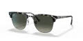 Ray-Ban RB3016 - Clubmaster Gray Havana / Grey Gradient Lens (133671) Sunglasses - Color Image