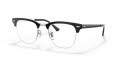 Ray-Ban RB3716VM Clubmaster Metal Black On Silver (2861) Eyeglasses - Color Image