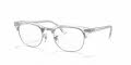 Ray-Ban RB5154 Clubmaster White Transparent (2001) Eyeglasses - Color Image