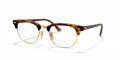 Ray-Ban RB5154 Clubmaster Red Havana (2372) Eyeglasses - Color Image