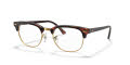 Ray-Ban RB5154 Clubmaster Mock Tortoise (8058) Eyeglasses - Color Image