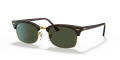 Ray-Ban RB3916 Clubmaster Square Mock Tortoise / Green Lens (130431) Sunglasses - Color Image