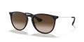 Ray-Ban RB4171 - Erika Transparent Brown Sp Blue / Brown Gradient Dark Brown Lens (631513) Sunglasses - Color Image