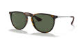 Ray-Ban RB4171 - Erika Light Havana / Green Lens (710/71) Sunglasses - Color Image