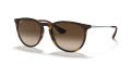 Ray-Ban RB4171 - Erika Rubber Havana / Brown Gradient Lens (865/13) Sunglasses - Color Image