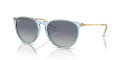 Ray-Ban RB4171 - Erika Transparent Light Blue / Grey/Blue (67434L) Sunglasses - Color Image