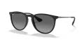 Ray-Ban RB4171F - Alternate Fit Erika Black Rubber / Grey Gradient Grey Polar Lens (622/T3) Sunglasses - Color Image