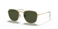 Ray-Ban RB3857 Frank Legend Gold / Green Lens (919631) Sunglasses - Color Image