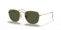 Ray-Ban RB3857 Frank Shiny Legend Gold / Green Polarized Lens (919658) Sunglasses - Color Image