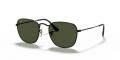 Ray-Ban RB3857 Frank Black / Green Lens (919931) Sunglasses - Color Image