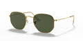 Ray-Ban RB3548 Gold Legend / Green (919631) Sunglasses - Color Image