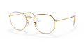 Ray-Ban RB3548 Legend Gold / Clear-Blue Light Filter Lens (9196BF) Sunglasses - Color Image